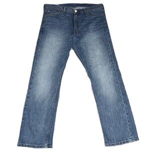 Levi's 513 W36 L30 Slim Straight Flex Regular Medium Wash Denim